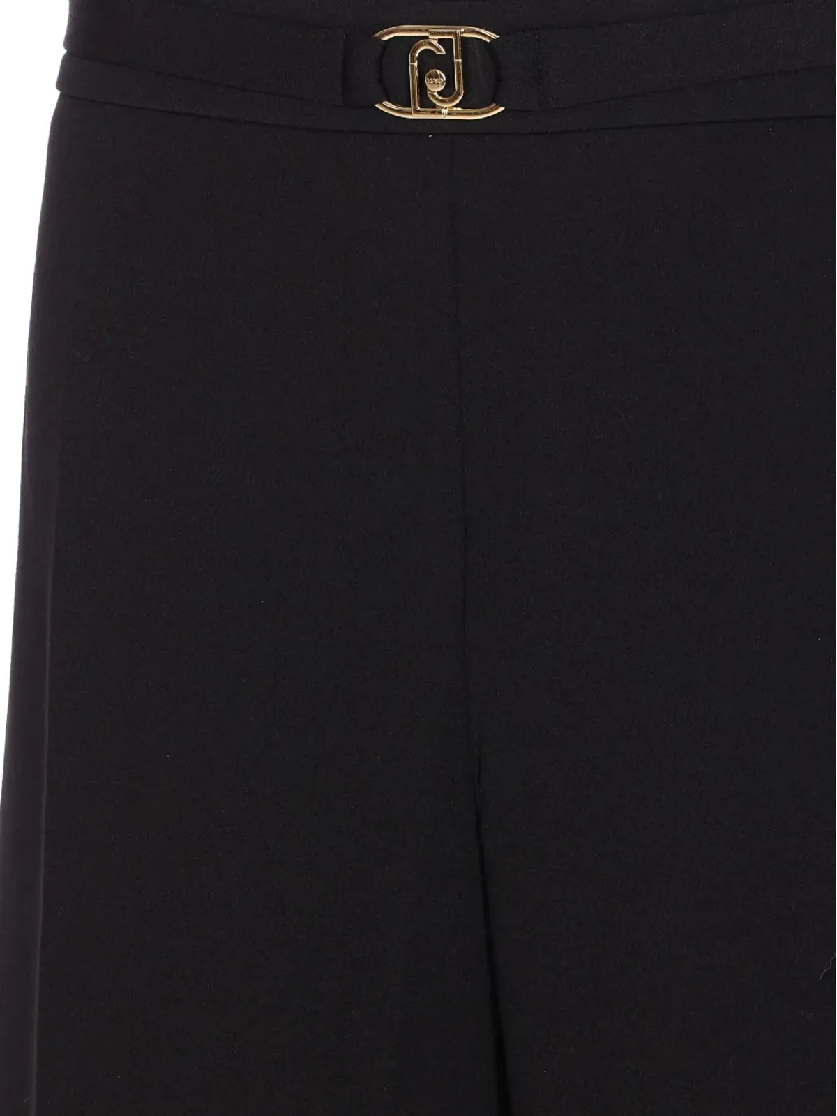 LIU JO ロゴプレート付きエラスティックウエストパンツ - 画像4