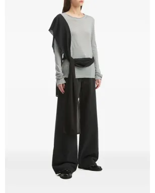 MM6 Maison Margiela ドレープパネル長袖トップス - サムネイル2
