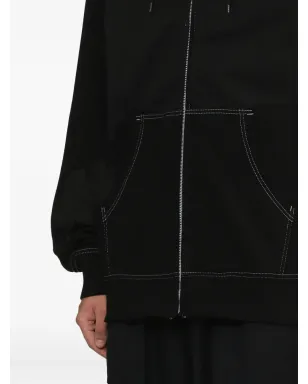 Comme des Garçons Homme コントラストステッチフーディ - サムネイル5