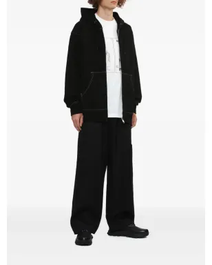 Comme des Garçons Homme コントラストステッチフーディ - サムネイル2