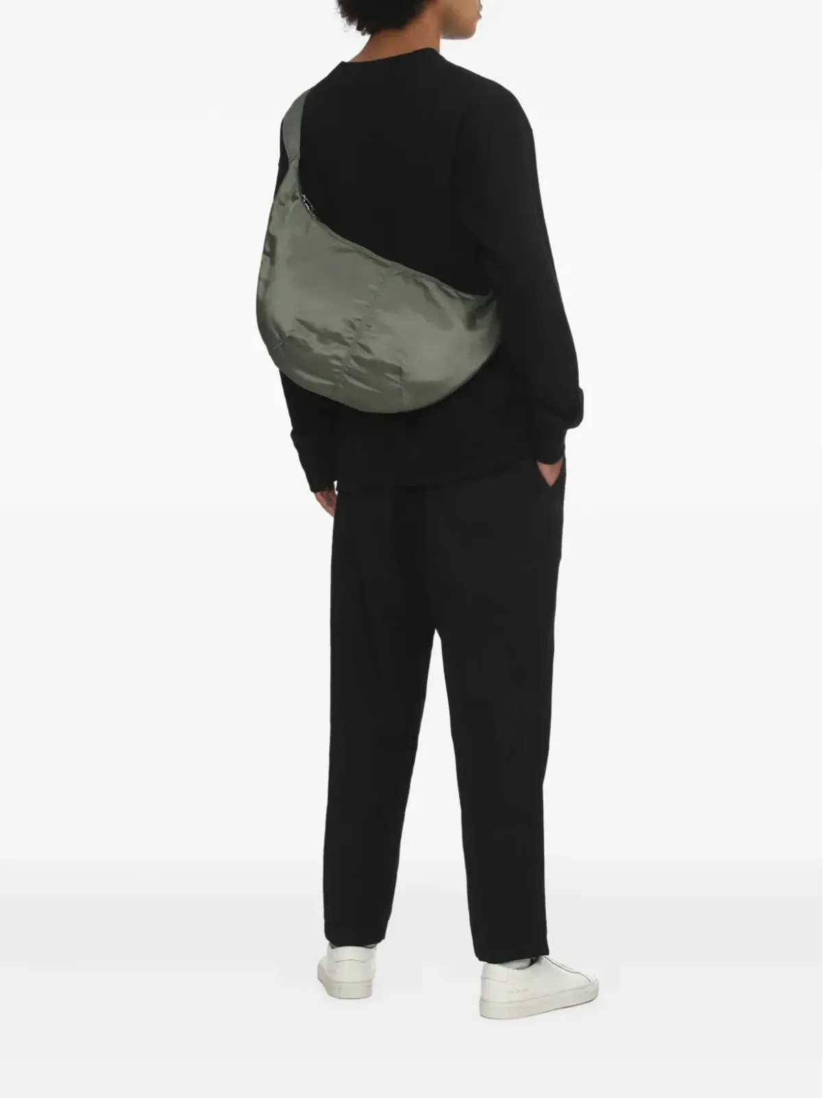 Comme des Garçons Homme 曲線ナイロン メッセンジャーバッグ - 画像2