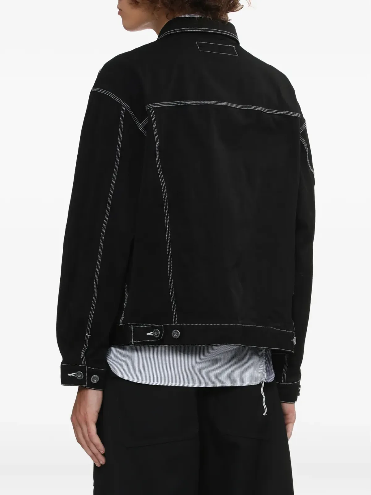 Comme des Garçons Homme コントラストステッチデニムジャケット - 画像4