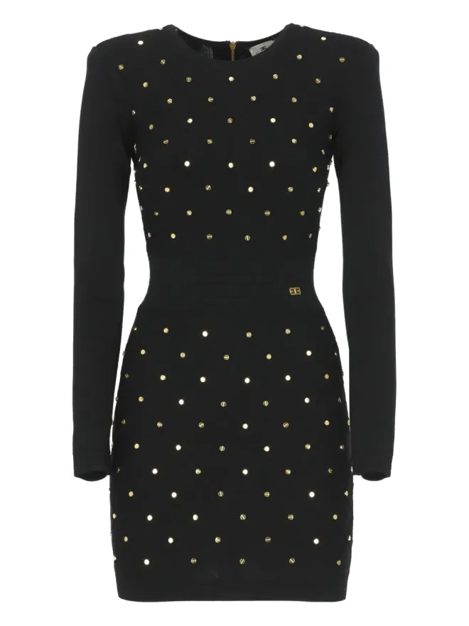 Elisabetta Franchi Elisabetta Franchi ポルカドット ミニドレス - ブラックの商品画像