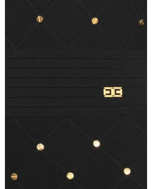 Elisabetta Franchi ポルカドット ミニドレス - ブラック - サムネイル5