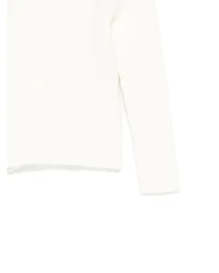 Elisabetta Franchi La Mia Bambina リブニットセーター（ホワイト） - サムネイル3