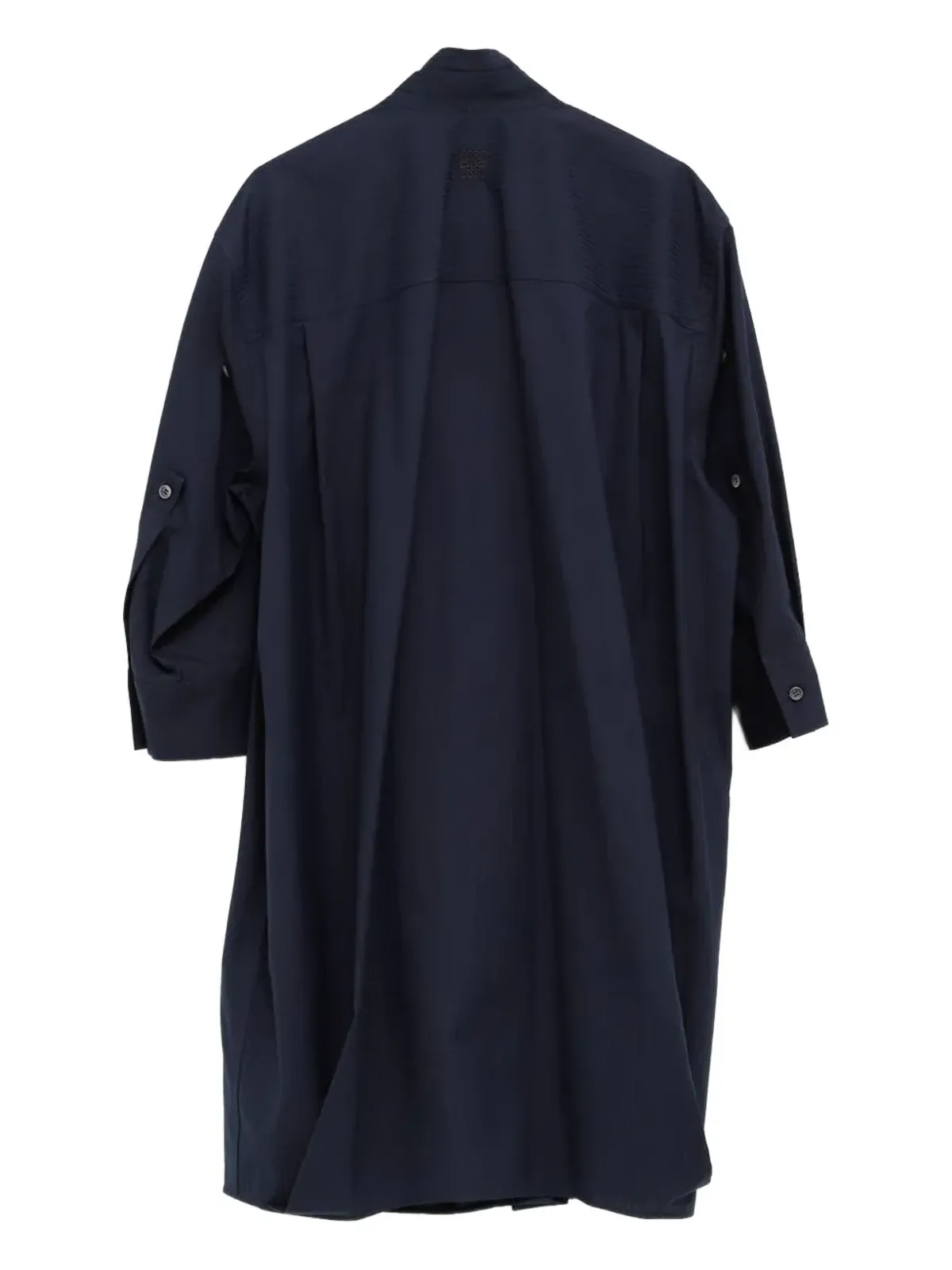 LOEWE pinstripe draped dress - Blue - 画像2