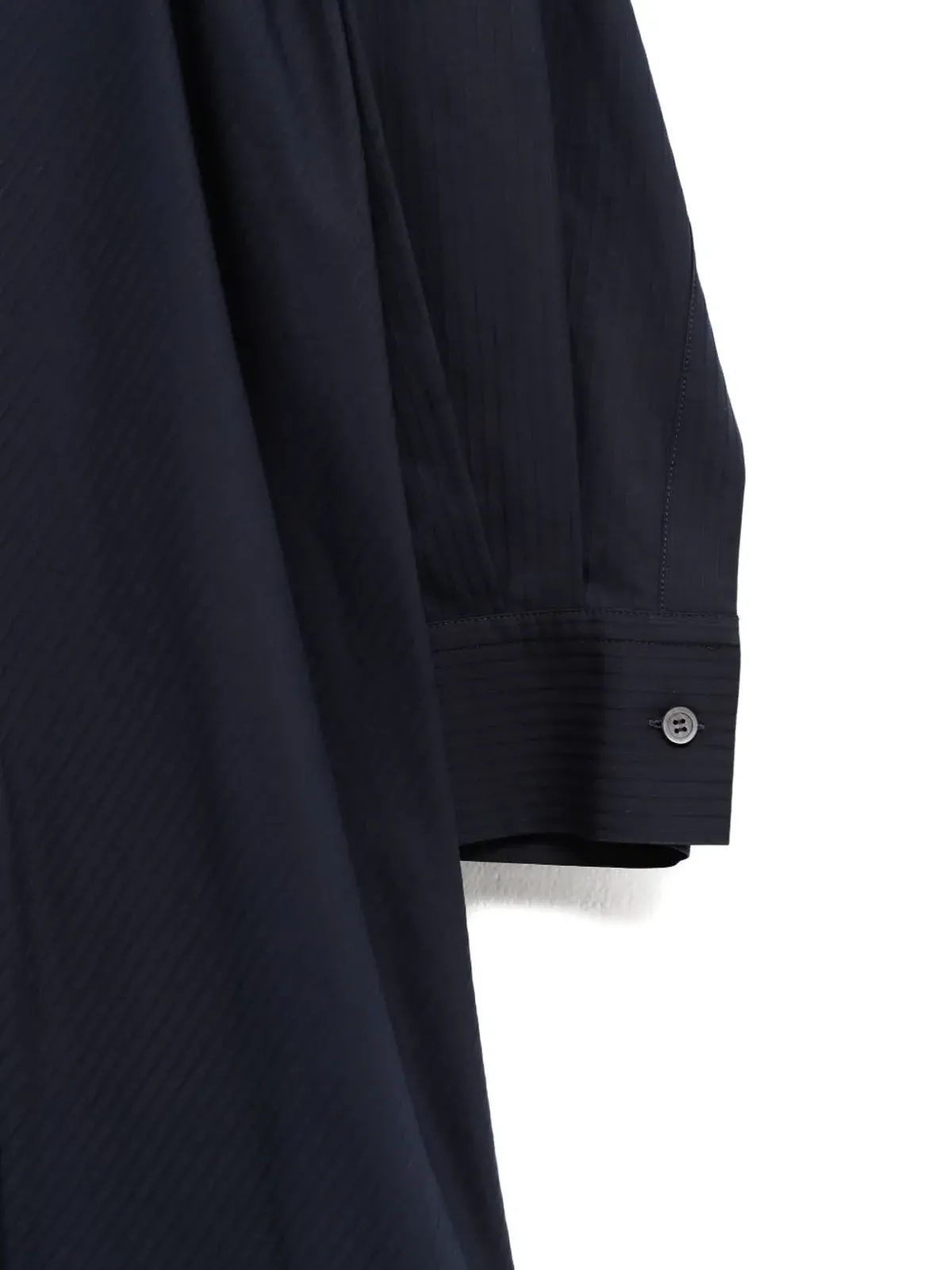 LOEWE pinstripe draped dress - Blue - 画像3
