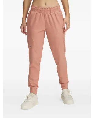 Under Armour パネルデザイン エラスティックカフ トラックパンツ ピンク - サムネイル1