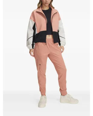 Under Armour パネルデザイン エラスティックカフ トラックパンツ ピンク - サムネイル2