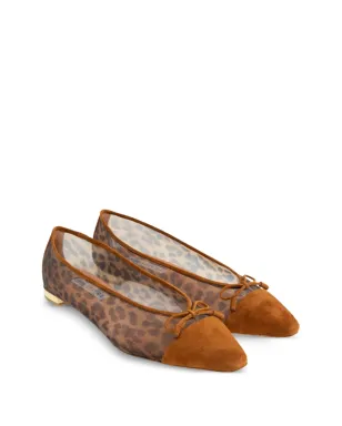 Aquazzura ヒョウ柄フラットシューズ - サムネイル2
