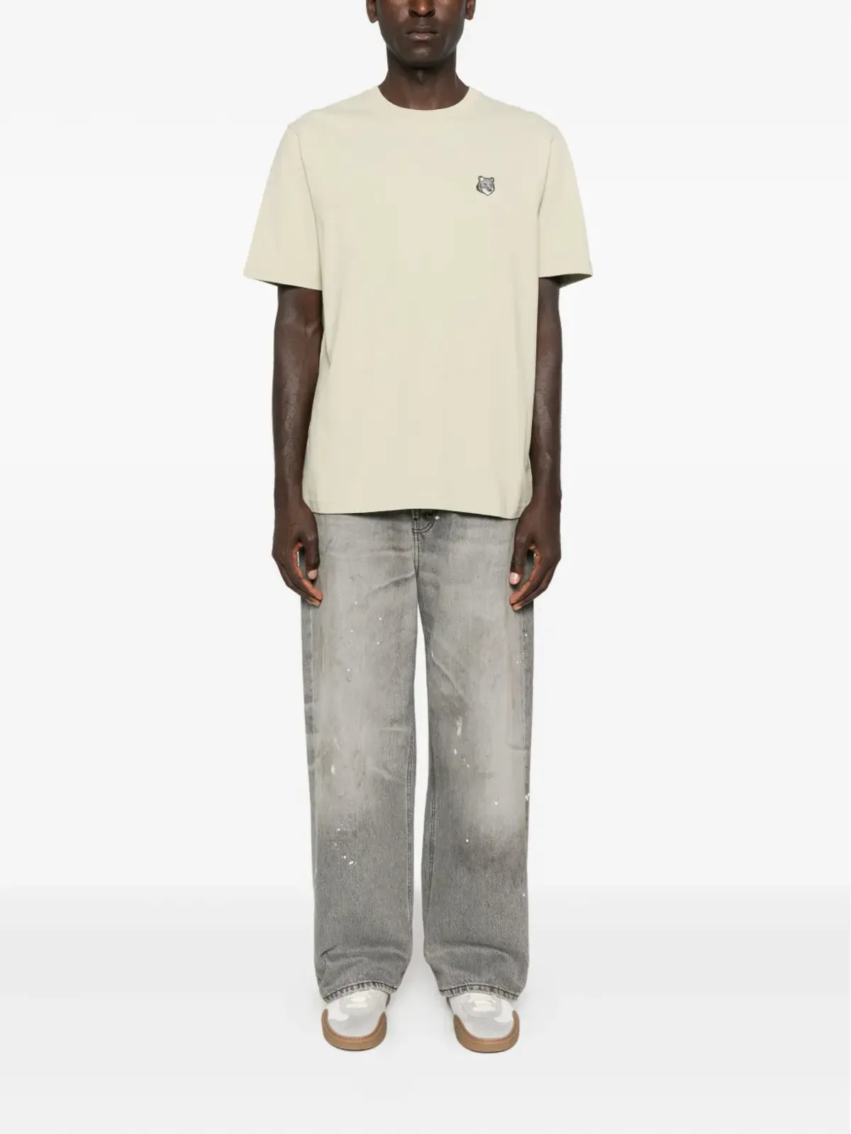 Maison Kitsuné fox-patch T-shirt - 画像2