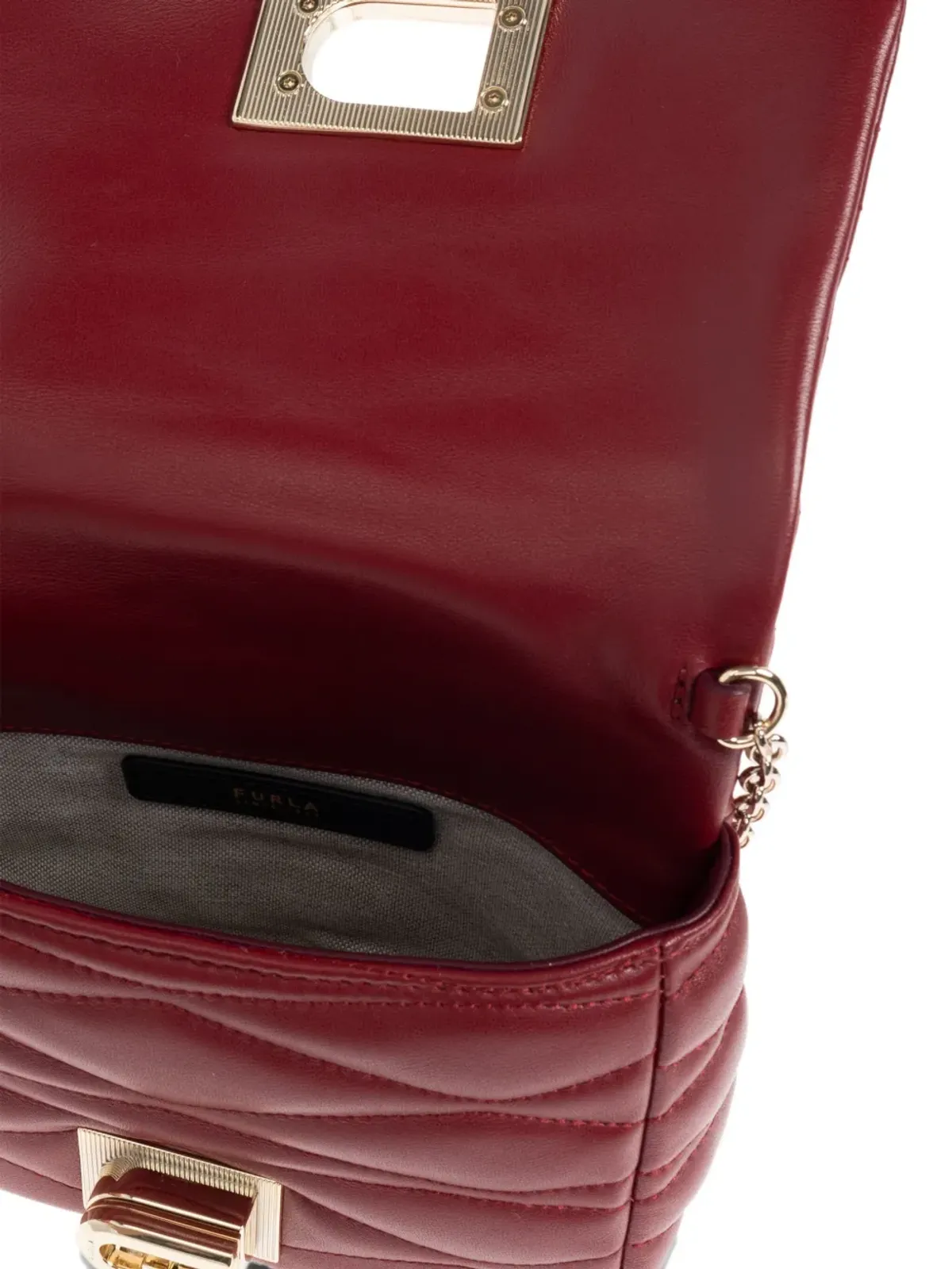 Furla キルテッドチェーンミニバッグ - 画像4