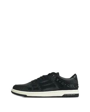 AMIRI スケル スタッズ付き レースアップ スニーカー - ブラック - サムネイル3