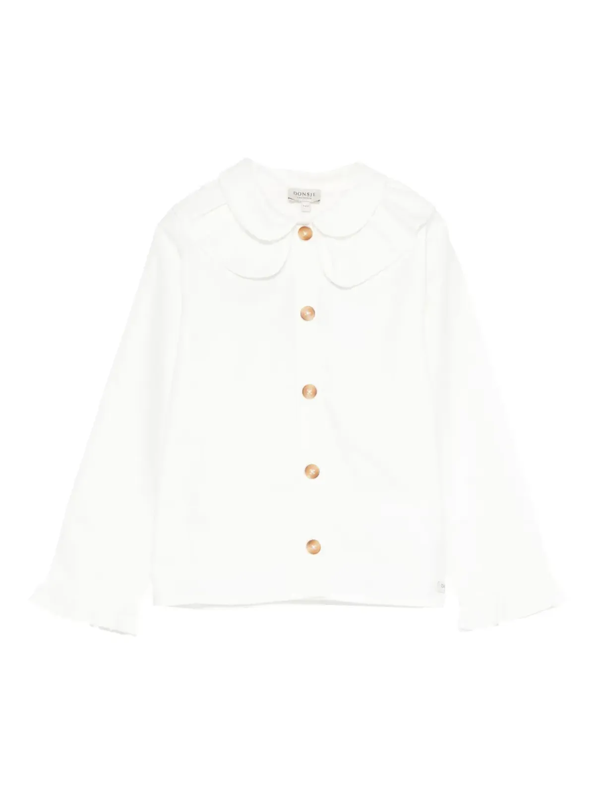 Donsje Peter Pan collar buttoned shirt - 画像1