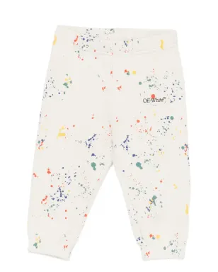 Off-White Kids ペイントスプラッター トラウザーズ - サムネイル1