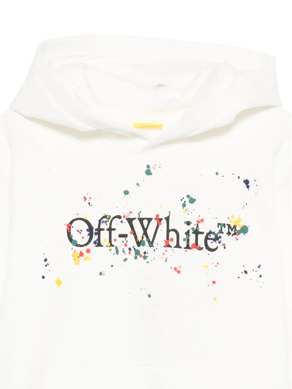 Off-White Kids ペイントスプラッター コットン フーディー - 画像3