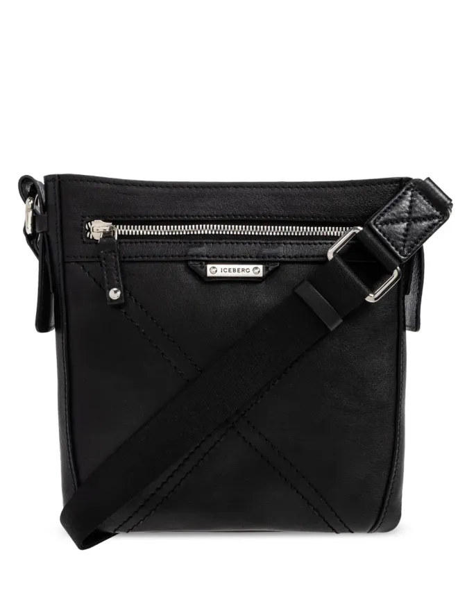 Iceberg Iceberg ジップレザーショルダーバッグの商品画像