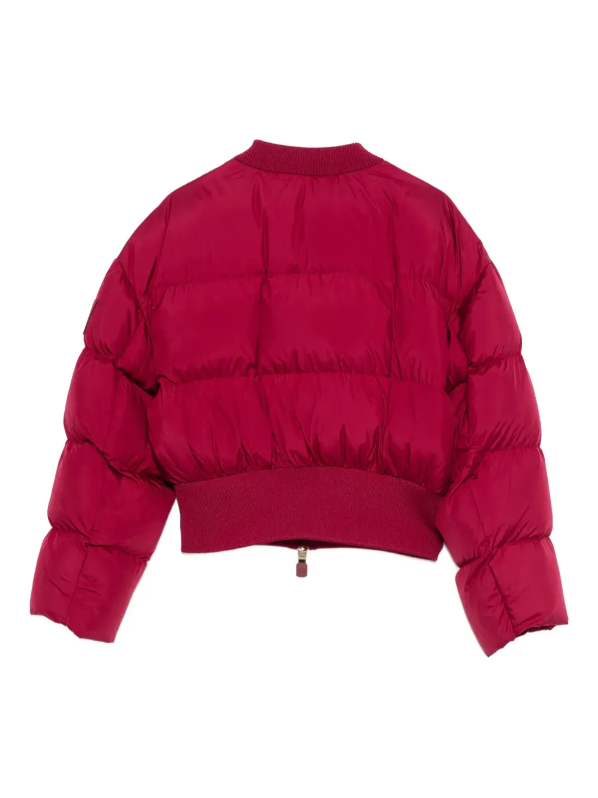 Elisabetta Franchi Kids キルティングボンバー ジャケット - ピンク - 画像2