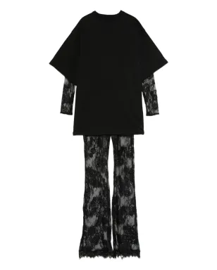 Pinko Kids レースパネルジャンプスーツ - サムネイル2