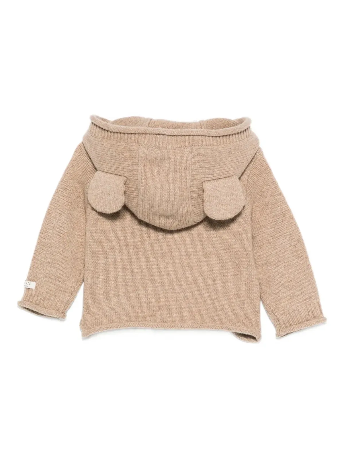 Donsje hooded buttoned cardigan - Neutrals - 画像2