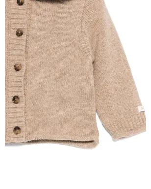Donsje hooded buttoned cardigan - Neutrals - サムネイル3