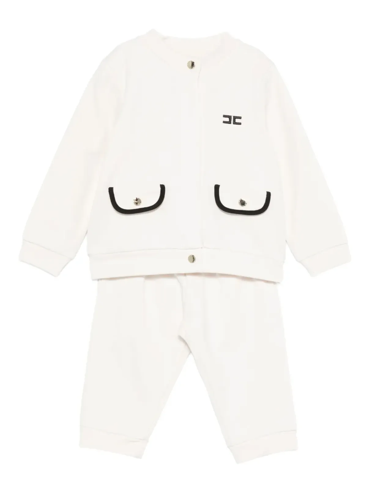 Elisabetta Franchi La Mia Bambina コントラストポケット トラックスーツ - 画像1