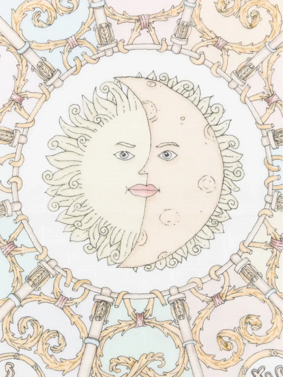 Atelier Choux 星座柄ブランケット - ブルー - 画像3