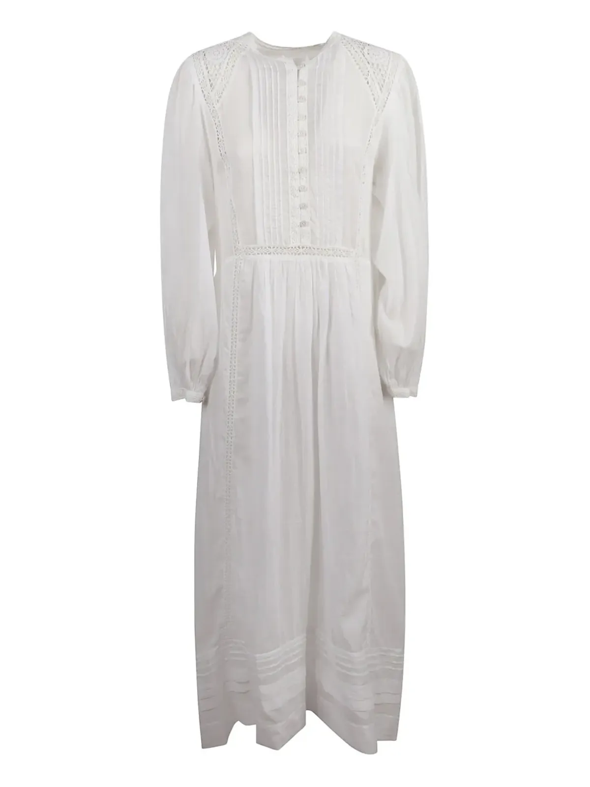 MARANT ÉTOILE プリーツレースインサートデイドレス - 画像1