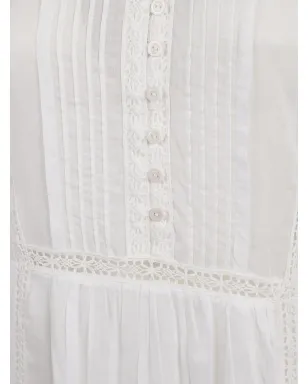 MARANT ÉTOILE プリーツレースインサートデイドレス - サムネイル3