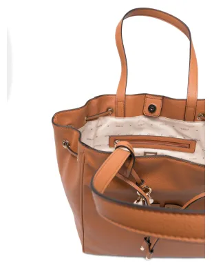 GUESS USA Calebra ロゴプレート付き ドローストリング バケットバッグ - サムネイル4