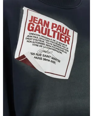 Jean Paul Gaultier ラベルプリント コットン スウェット - サムネイル3
