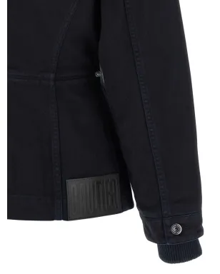 Jean Paul Gaultier スリット入りデニムジャケット ブルー - サムネイル4
