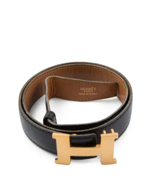 Hermès Pre-Owned レザー ベルト - ブラック - サムネイル2