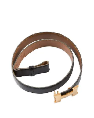 Hermès Pre-Owned レザー ベルト - ブラック - サムネイル3