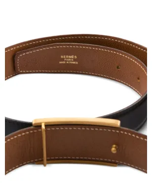 Hermès Pre-Owned 1994年 ホースバックル レザーベルト - サムネイル2