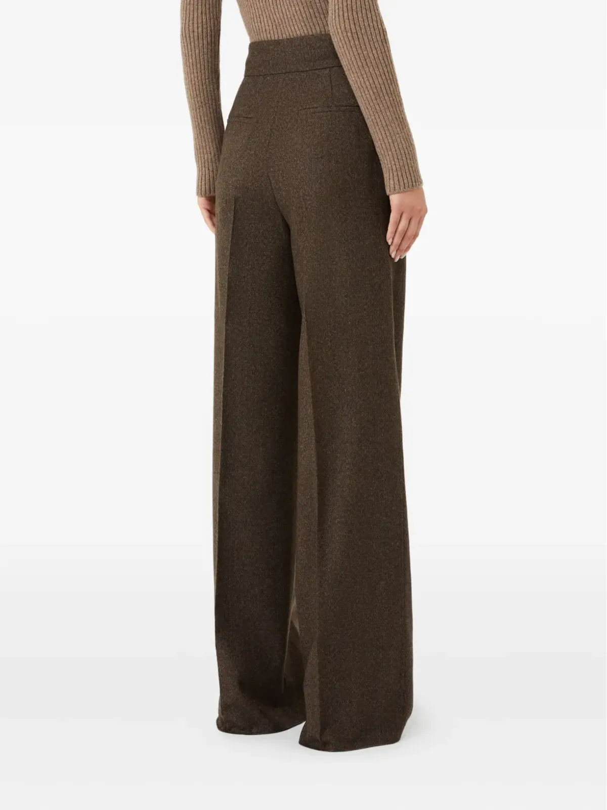 Max Mara プリーツ入りワイドパンツ - 画像3