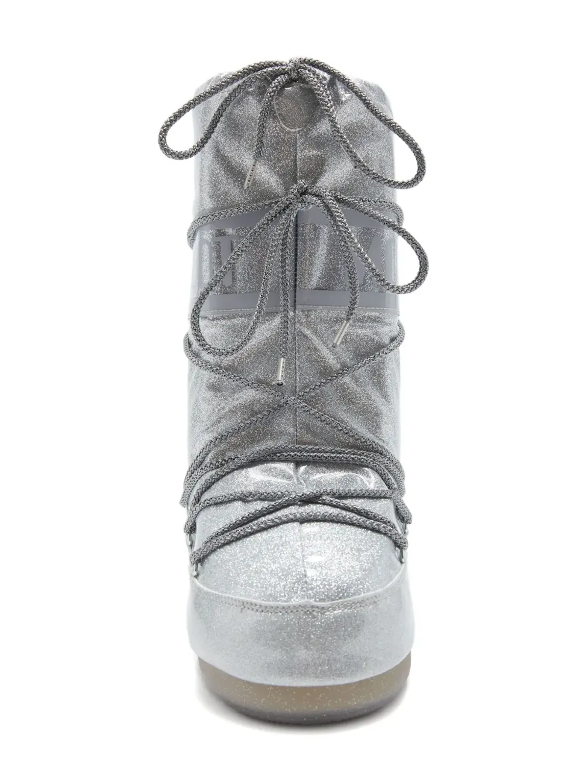 Moon Boot Kids グリッター付きレースアップブーツ - 画像3