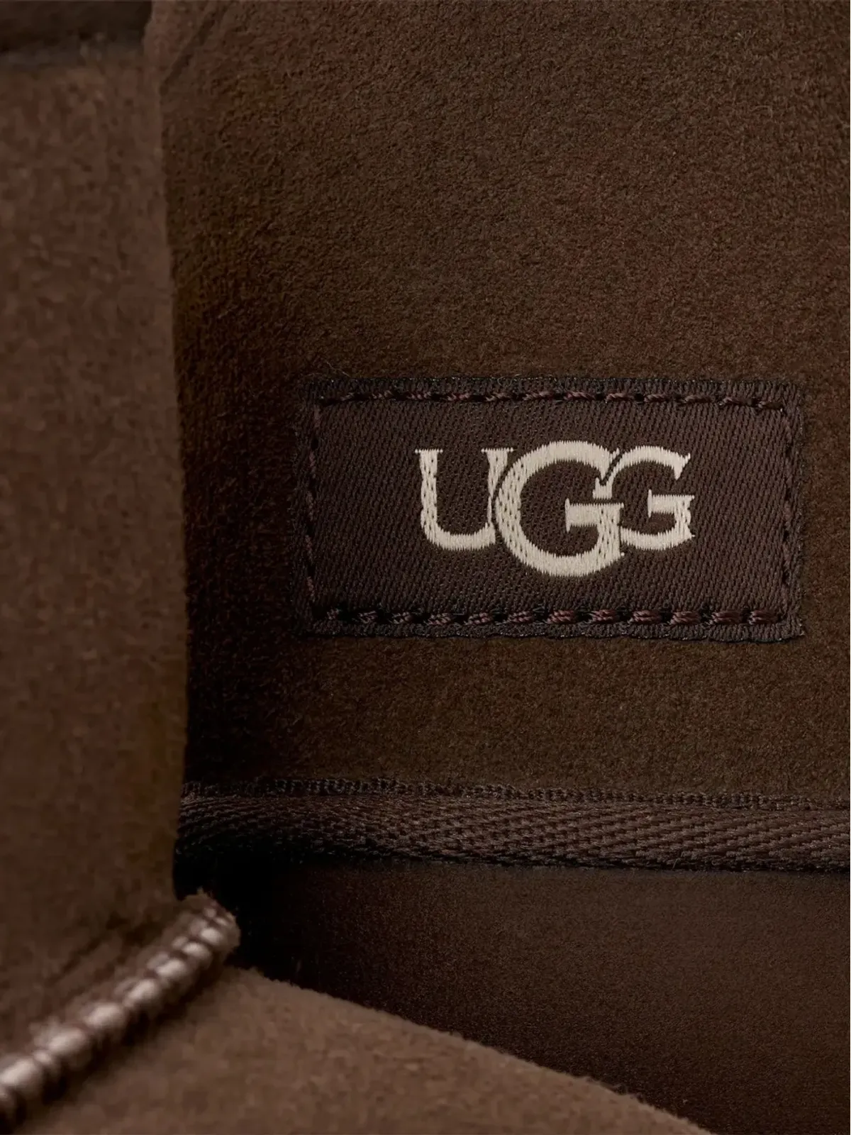 UGG スエードレザー ブーツ - ブラウン - 画像4