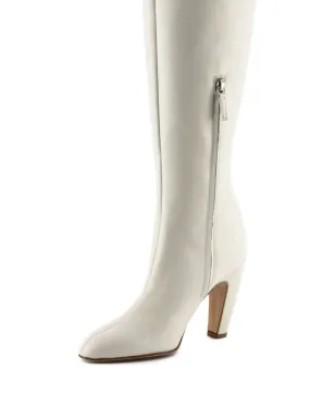 GIABORGHINI 80mm Thelma レザー サイドジップ ニー・ハイ ブーツ - サムネイル4