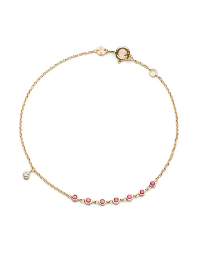 We by WHITEbIRD We by WHITEbIRD 18ktイエローゴールド クラリス・リッチ ルビー ブレスレットの商品画像