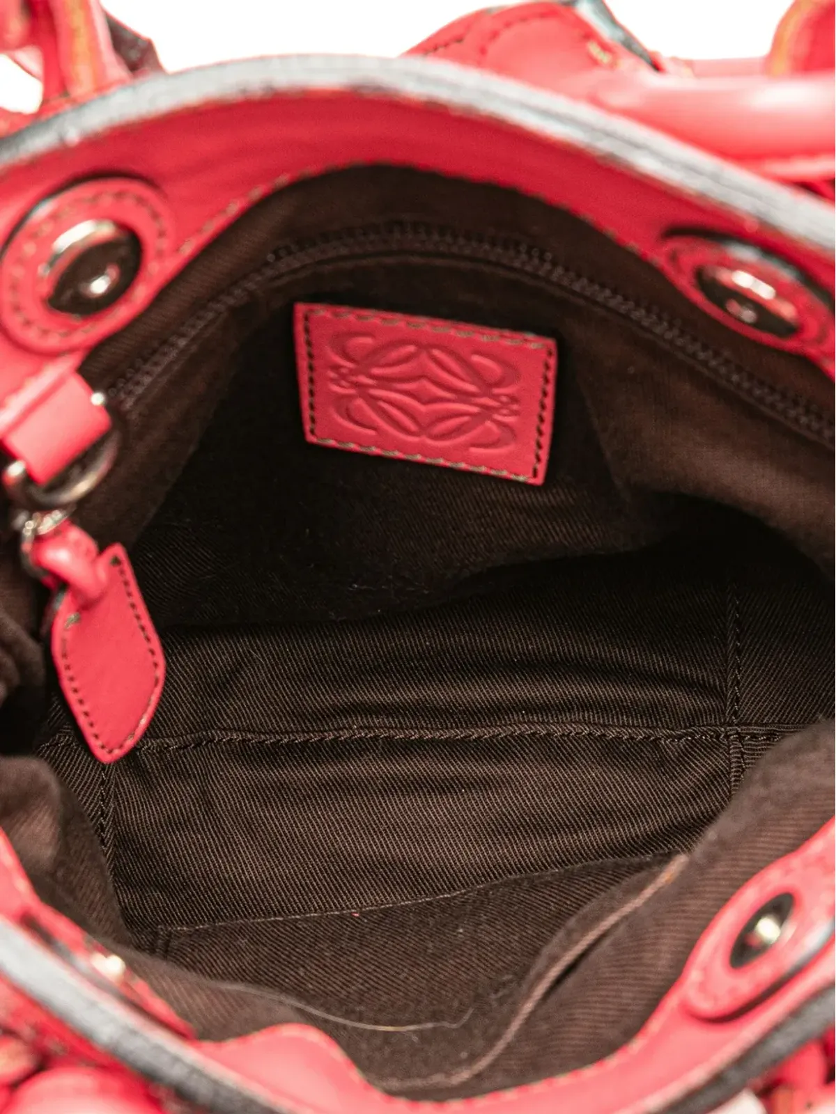 Loewe Pre-Owned レザー フィエスタ サッチェル - 画像5