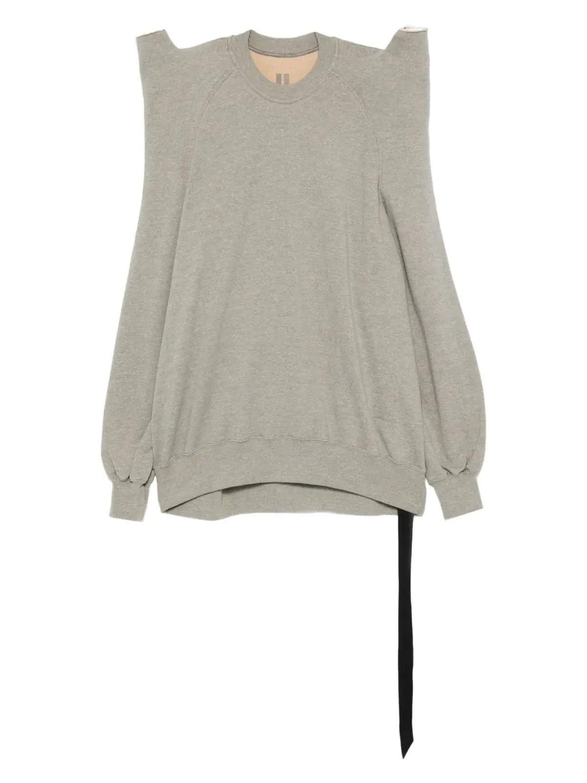 Rick Owens DRKSHDW コットン混紡スウェットシャツ グレー - 画像1