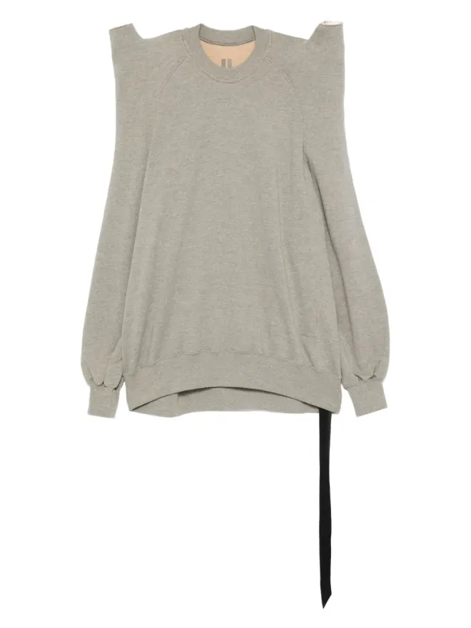 Rick Owens DRKSHDW Rick Owens DRKSHDW コットン混紡スウェットシャツ グレーの商品画像