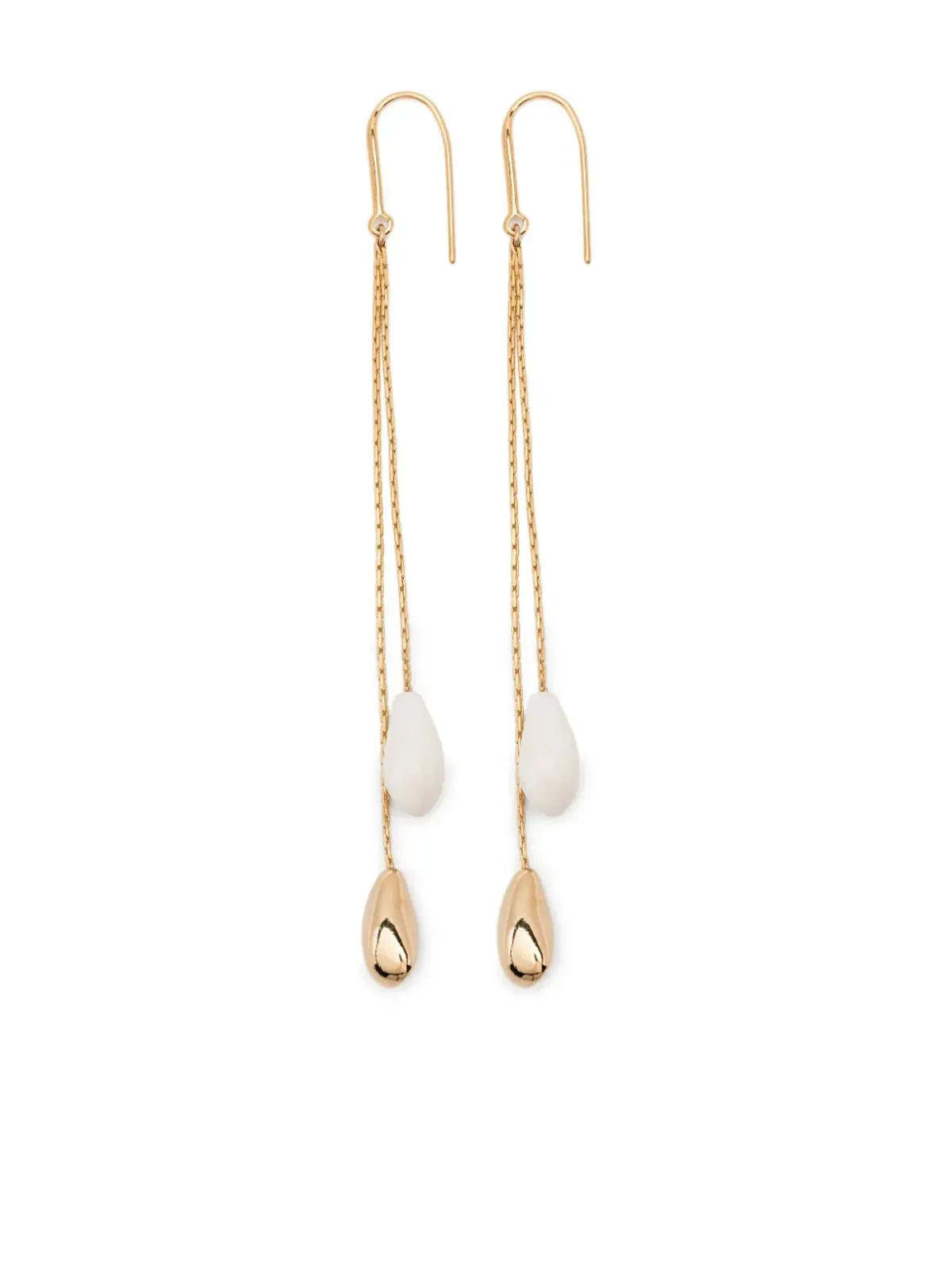 ISABEL MARANT Imala ゴールドチェーン ティアドロップ イヤリング - 画像1