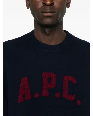 A.P.C. ロゴディテール クルーネックセーター - サムネイル5