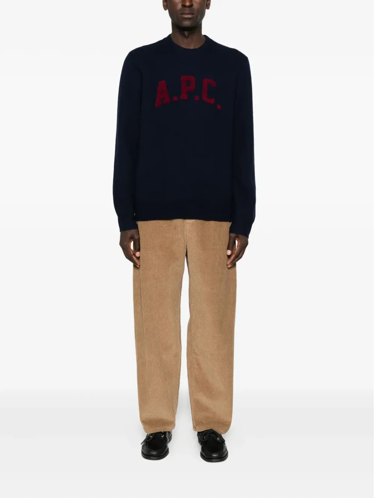 A.P.C. ロゴディテール クルーネックセーター - 画像2