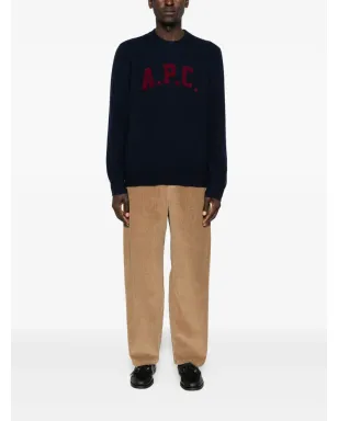 A.P.C. ロゴディテール クルーネックセーター - サムネイル2