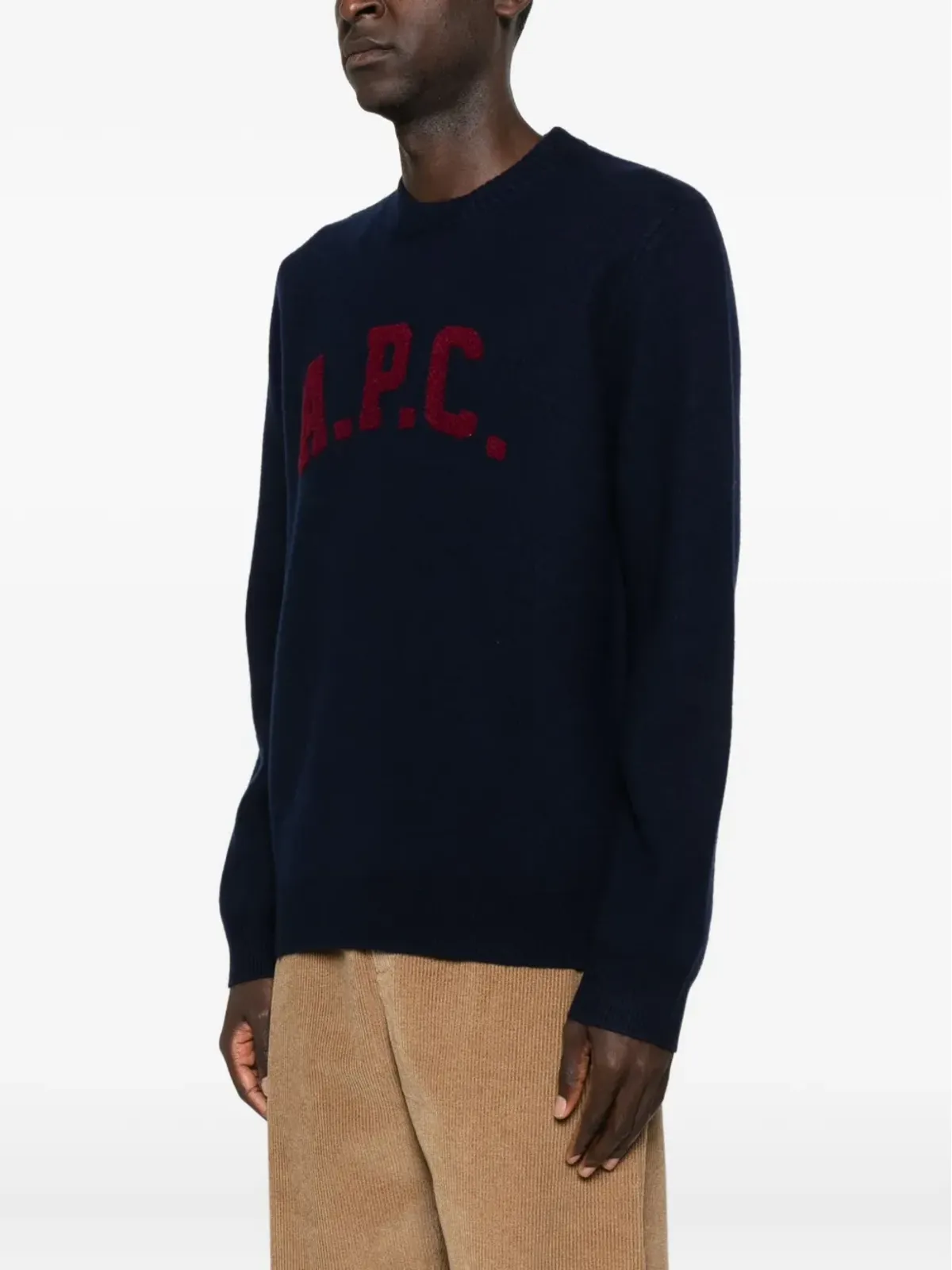 A.P.C. ロゴディテール クルーネックセーター - 画像3