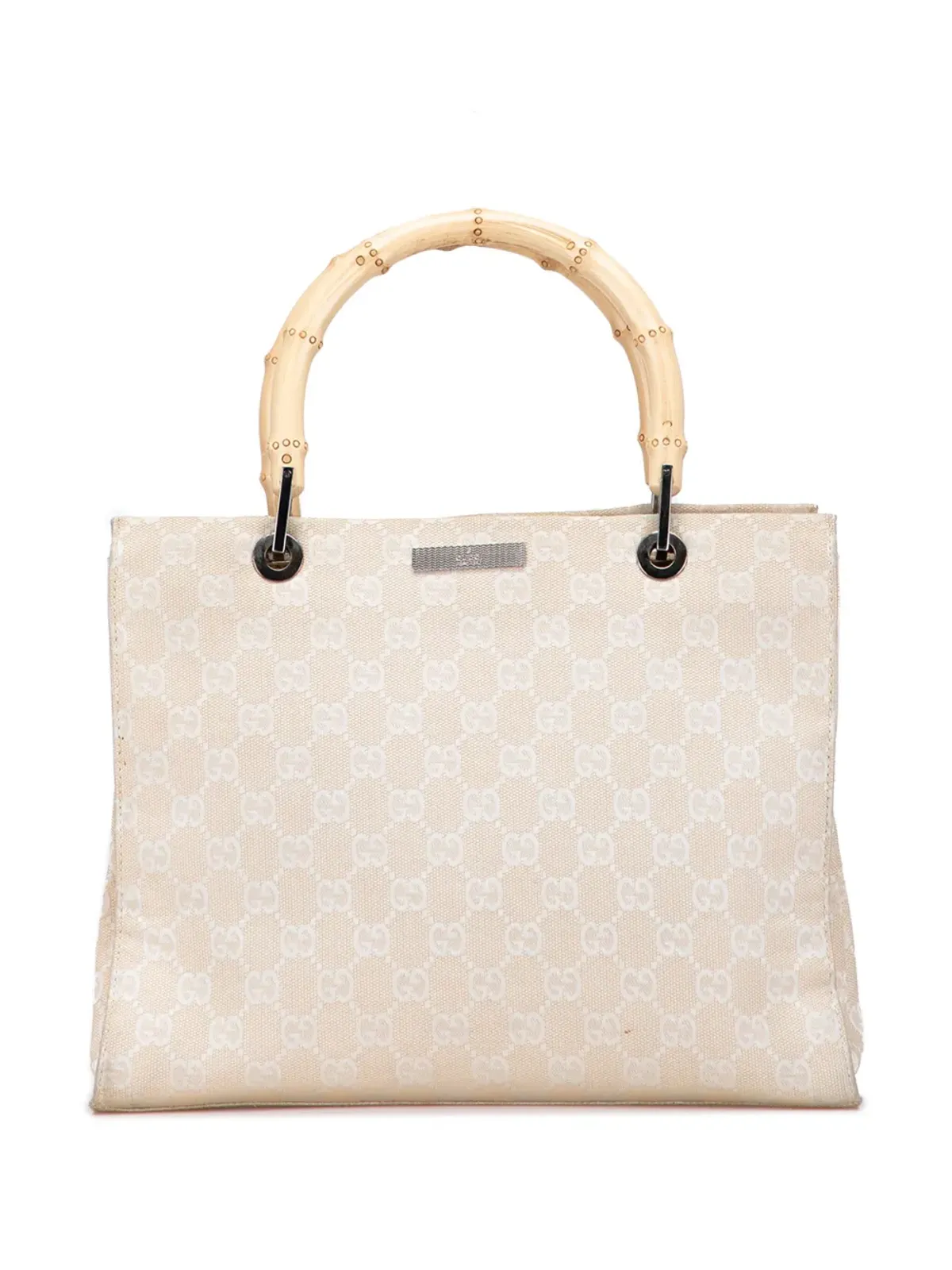 Gucci Pre-Owned 2000-2015 GG Canvas Bamboo satchel - Brown - 画像1