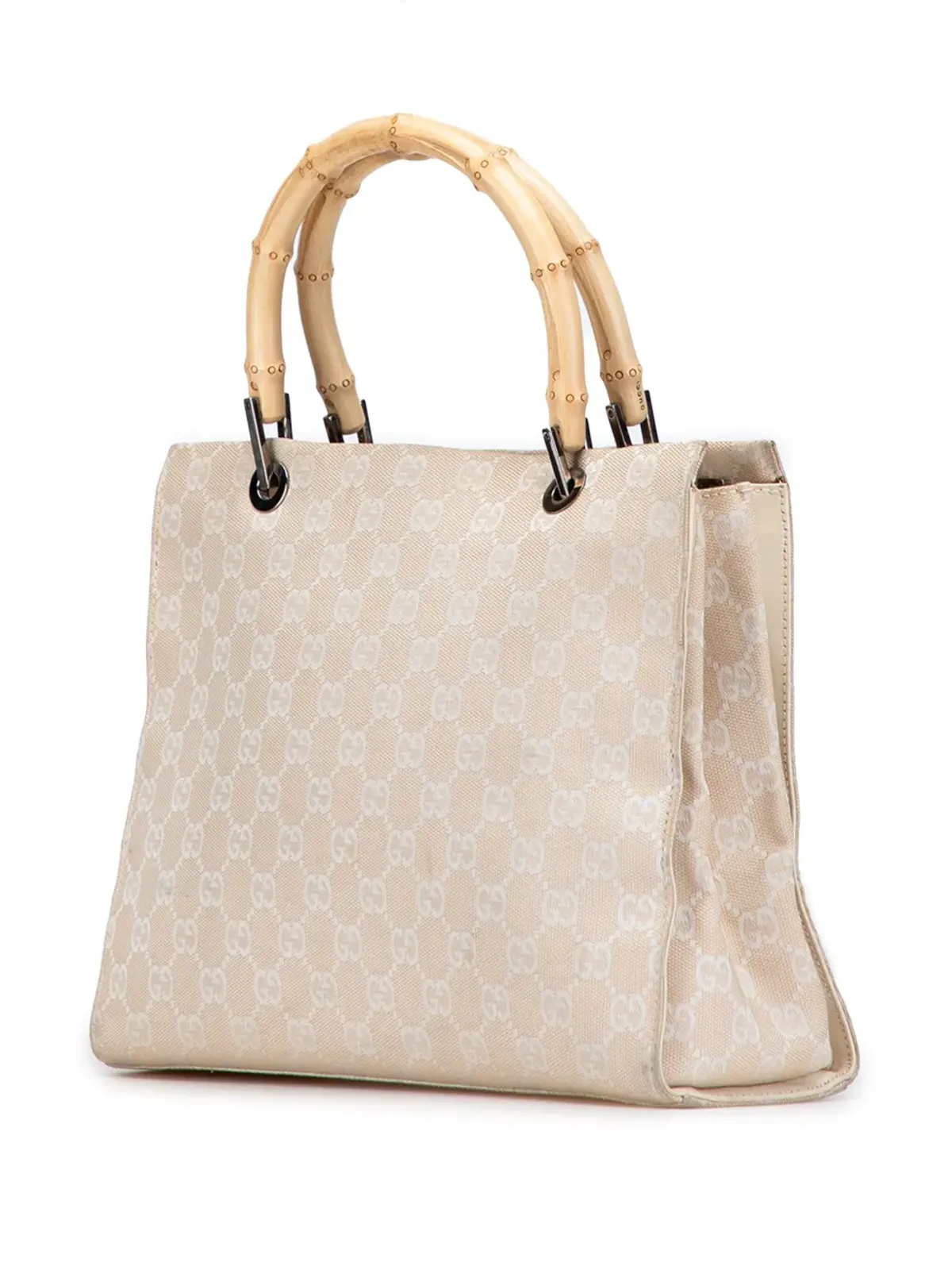 Gucci Pre-Owned 2000-2015 GG Canvas Bamboo satchel - Brown - 画像3
